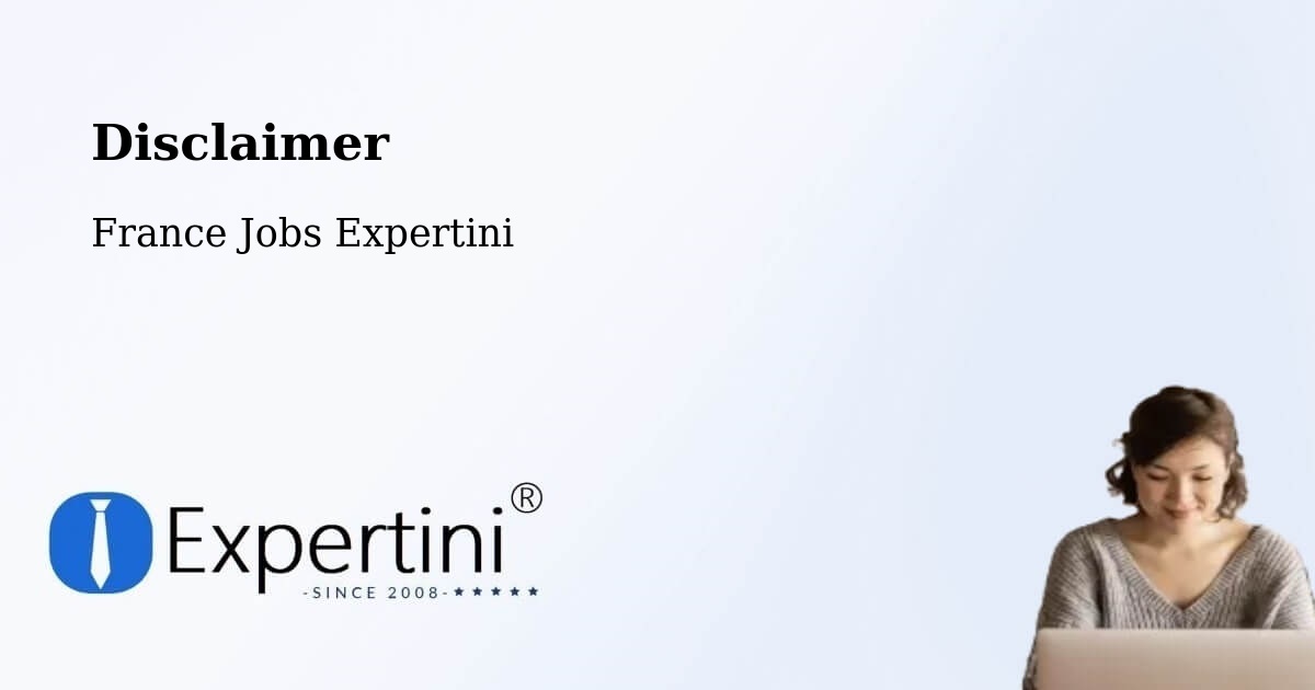 Disclaimer – Richebourg - France Jobs Expertini